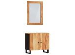 Syfax™ Set Mobili Da Bagno 2Pz In Legno Massello Di Acacia