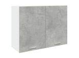 Syfax™ Mobile Pensile “Lyon” Grigio Cemento 80X31X60 Cm