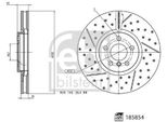 2X Disco Freno Febi Bilstein 185854 Anteriore Per Mini Hatchback (F56) 45Mm 10 9Kg