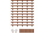 Vevor Bordatura Per Prato, Set Di 10, 1016X114,3X1,5 Mm, Bordatura In Metallo Resistente Alla Ruggine, Bordatura Di Aiuole, Bordatura Di Prati, Facile Da Installare