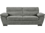 Divano In Tessuto "Dallas"" - 210 X 88 X 90 Cm - 3 Posti - Grigio"