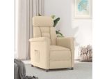 Vidaxl Poltrona Con Funzione Reclinabile Crema Crema 70,5 X 96,5 X 95 Cm
