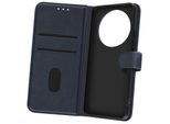 Avizar, Custodia A Portafoglio Redmi A3 Chesterfield Con Pratica Funzione Di Supporto, Blu Scuro