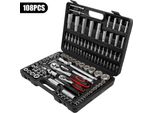 Set Di Chiavi A Cricchetto, Utensili Durevoli, Impugnatura Ergonomica, 108 Pz