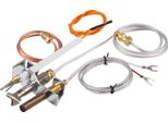 Succebuy Gruppo Bruciatore Pilota A Gas Naturale, Oe 4021-732, 25660 Luce Pilota A Gas Naturale, Ricambio Per L'accensione A Gas Naturale Con Tubo Di Accensione, Termocoppia, Termopila E Cavi, Adatto A Vari Modelli Heatilator
