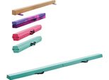 Succebuy Trave Di Equilibrio Pieghevole Per Bambini, Lunghezza 2,35 M, Portata Fino A 90,7 Kg, Lato Inferiore Antiscivolo, Trave Di Equilibrio Con Borsa Per Il Trasporto, Ideale Per La Ginnastica E L'allenamento, Verde Menta