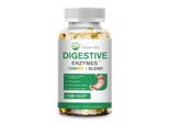 Miscela Di Enzimi Digestivi 1200Mg (120 Capsule) Integratore Alimentare, Probiotici, Digestione, Salute Dell'apparato Digerente, Sistema Immunitario