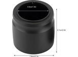 Tazza Dosatrice Per Polvere Di Caffè In Lega Di Alluminio Da 58 Mm Con Anello Di Dosaggio Ricevitore Di Polvere Di Caffè Contenitore Per La Distribuzione Di Caffè Espresso A Pressione Strumento Adatto A Portafiltro Da 58 Mm