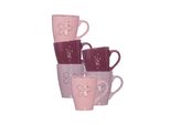 Ritzenhoff & Breker Henkelbecher Flower 360 Ml 6Er Set