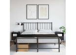 Maison Exclusive - Comodini 2 Pz. Nero 36X39X50,5 Cm Acciaio