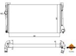 Radiatore Nrf, Raffreddamento Motore Classe Economica 53248A