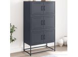 Maison Exclusive - Credenza Antracite 68,5X38,5X123,5 Cm Acciaio