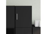 Vidaxl Armadio A Muro Nero 30X42,5X40 Cm Materiale A Base Di Legno
