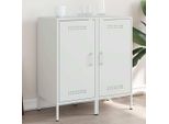Maison Exclusive - Credenze 2 Pezzi Bianco 36X39X79 Cm Acciaio
