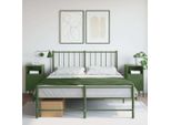 Maison Exclusive - Comodini 2 Pz. Verde Oliva 36X39X68 Cm Acciaio