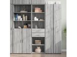 Maison Exclusive - Credenza Grigio Sonoma 50X42,5X185 Cm In Legno Multistrato