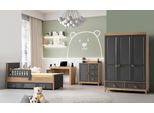 Komplette Kindermöbel Kinderbett Holz Möbel Set 4tlg Kinderzimmer Grau
