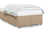 Vidaxl Struttura Letto Cappuccino-Marrone 120X200 Cm In Pelle Finta