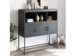 Maison Exclusive - Credenza Antracite 100,5X39X107 Cm Acciaio