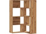 Syfax™ Libreria 4 Ripiani Rovere Artigianale 85X85X140 Cm Truciolare