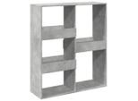 Syfax™ Libreria/Divisorio Grigio Cemento 100X33X115 Cm