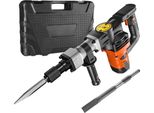 Martello Demolitore Ad Alte Prestazioni - Martello Demolitore, Martello Scalpellatore 1400 W - 19 J Forza D'urto Martello Demolitore Elettrico - Martello Rotante Martello Demolitore - Martello Scalpellatore 2900 Bpm Incl.