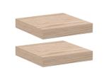 Syfax™ Mensole Pensili 2 Pz 23X23,5X4 Cm In Truciolato