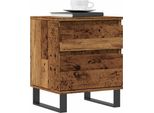 Maison Exclusive - Comodino Effetto Legno Antico 40X35X50 Cm Materiale Ligneo