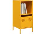 Maison Exclusive - Credenza Giallo Senape 35X39X73,5 Cm Acciaio Laminato A Freddo