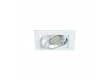 Faretto A Led Da Incasso Quadrato Orientabile Dimmerabile 8W IP44 3000K