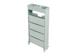 Libreria Mobile, Libreria Mobile, Scaffale Organizzatore Rotolante, Scaffale Mobile, Scaffale Di Stoccaggio Del Libro, Scaffale Di Stoccaggio