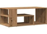 Syfax™ Tavolino Salotto Rovere Artigianale 100X50X40 Cm In Truciolato