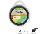 Filo Di Nylon Professionale Intrecciato Quadrato Ritorto Ø 3,0 Mm. Rotolo Da 12 Metri