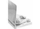Vidaxl Reggilibri 2 Pezzi Argento 12 X 15 X 18 Cm Alluminio