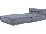 Vidaxl Divano Modulare Grigio 70 X 70 X 56 Cm In Tessuto