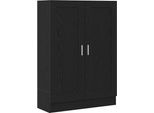Syfax™ Armadio Per Libri Rovere Nero 82,5 X 30,5 X 115 Cm