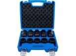 Set Di Chiavi A Bussola | Bussola Esagonale | Attacco Quadro 12,5 Mm (1/2") | Sw 32 - 36 Mm | 10 Pz."