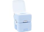 Vidaxl Toilette Da Campeggio Azzurro E Bianco 41,5 X 36,5 X 42 Cm
