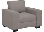 Vidaxl Poltrona Taupe 100X77X82 Cm Tessuto