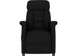 Vidaxl Sedia Reclinabile Nera Nero 70,5 X 96,5 X 95 Cm Similcuoio