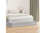 Syfax™ Cassetti Per Letto Grigio Sonoma 140 X 36,5 X 16,5 Cm