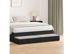 Syfax™ Cassetti Per Letto Rovere Nero 160 X 36,5 X 16,5 Cm