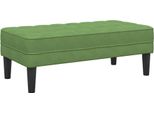 Syfax™ Panchina Con Cuscino Verde Chiaro 113 X 57 X 39 Cm Velluto