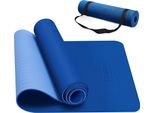 Cambivo Tappetino Yoga Antiscivolo 8Mm, 183X60Cm/183X61Cm Tappetino Palestra Spesso In Tpe, Yoga Mat Tappeto Pilates Fitness Alta Densit