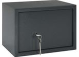 Vidaxl Cassetta Di Sicurezza Con Serratura Grigio Scuro 35 X 25 X 25 Cm In Acciaio