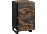 Vidaxl Credenza Marrone 40 X 33 X 75 Cm In Legno Massiccio Di Mango