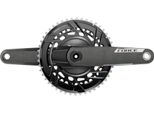 Guarnitura Sram Force Axs E1 Dub Filettata Con Power Meter Argento 170 Mm / 48-35T Argento 170 Mm