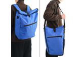 Vidaxl Borsa Da Bicicletta Blu 33 X 16 X 48 Cm Poliestere