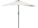 Vidaxl Ombrellone Da Giardino Mezza Sabbia 294 X 150 X 224 Cm Tessuto