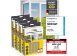 Easymaxx Insect Protect Set Di 4 Zanzariere Magnetiche - Fino A Max. 150X180 Cm